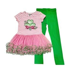 Bonnie Jean St Patrick’s Day Tulle Outfit Size 6